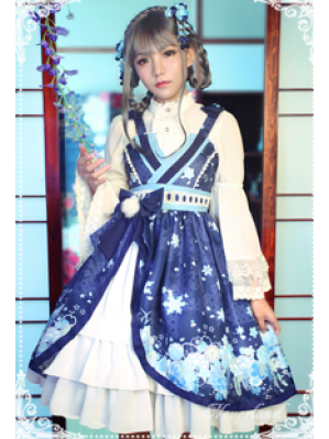 Souffle Song The Snow Women Lolita Dress JSK